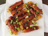 Baby Corn Rumaki