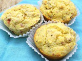 Bacon and Caramelized Vidalia Onion Corn Muffins #MuffinMonday