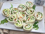 Albero di girelle salmone e avocado