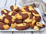 Biscotti con frolla bicolore semplicissimi e veloci