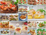 Tartine e crostini per capodanno