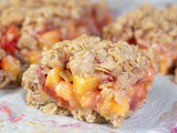 Nectarine Crumble Bars