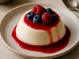 Panna cotta z jagodičevjem