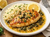 Piščanec z limono, kaprami in maslom (pan sauce stil v 25 minutah)