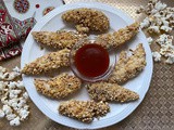 Popcorn-Crusted Chicken Tenders