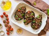 Vegan Stuffed Eggplant