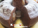 Κέικ σοκολατένιο με αχλάδια