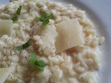 Risotto cacio e pepe