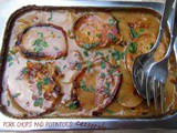 Složenac od svinjskih odrezaka i krumpira ☆ Pork chops and potatoes casserole