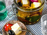 Marinated Greek Feta Salad Jar