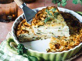 Délicieux clafoutis aux courgettes et chèvre, Une Recette d’été