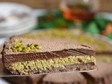 Čokoladni tart sa pistaćima i kadaifom