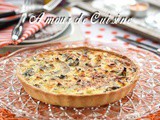 Tarte au poulet et champignons