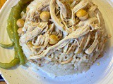 Tavuklu Nohutlu Pilav; Pilaf with chickpeas and chicken