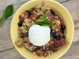 Apple Blueberry Crumble