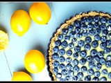 Meyer Lemon Blueberry Tart