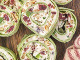 Cranberry Jalapeno Tortilla Roll Ups
