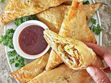 Easy Cabbage Puffs with Hummus