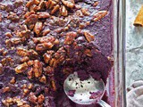 Easy Purple Sweet Potato Soufflé with Cranberries (Dairy-free)