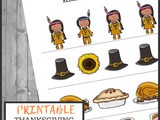 Same or Different Thanksgiving Printables