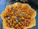 Air Fryer Butternut Squash with Pecans