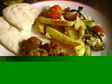 Greek lamb tray bake