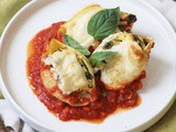 Vegan Spinach and Ricotta Stuffed Pasta Shells