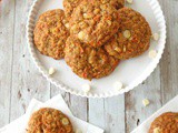 Carrot Cake Cookies with White Chocolate Chips
