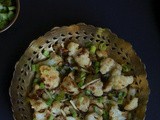 Pan Roasted ginger lime Cauliflower