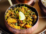 Beans Aloo (Indian Beans & Potatoes)