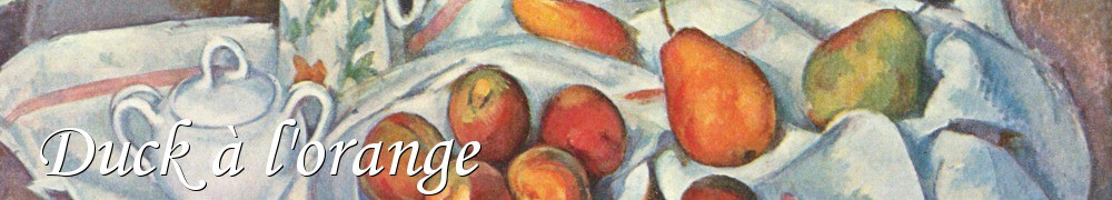 Very Good Recipes - Duck à l'orange